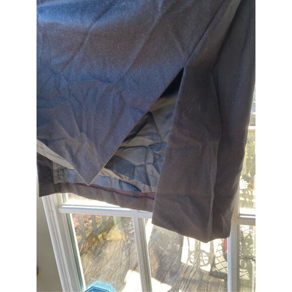 St. Emile Couture Black Virgin Wool Midi Skirt, Size 8, MSRP $415 - Picture 4 of 11